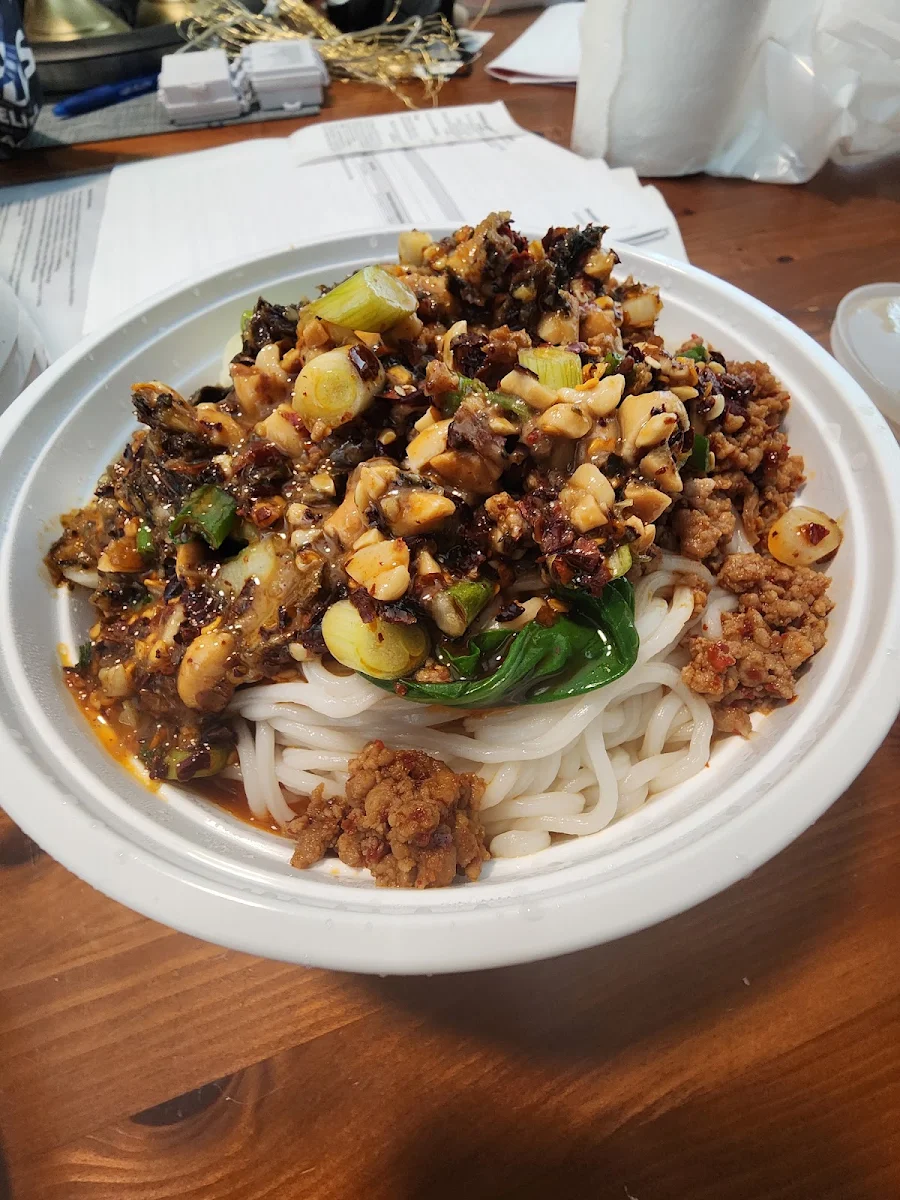 成都擔擔麵幹拌Chengdu Dan Dan Noodles Dry